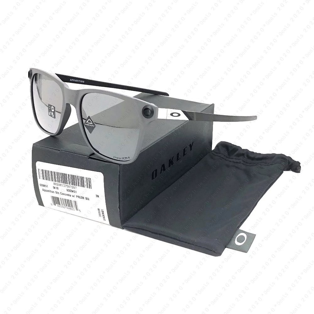 Authentic Oakley Apparition OO9451-0255 Satin Concrete Sunglasses